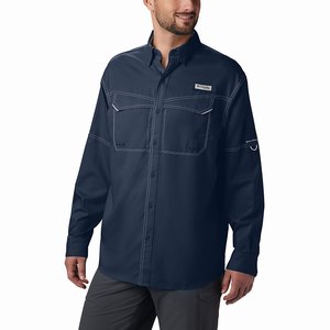 Columbia PFG Low Drag Offshore™ Långärmad Tröja Herr Marinblå (ZPBMN4823)